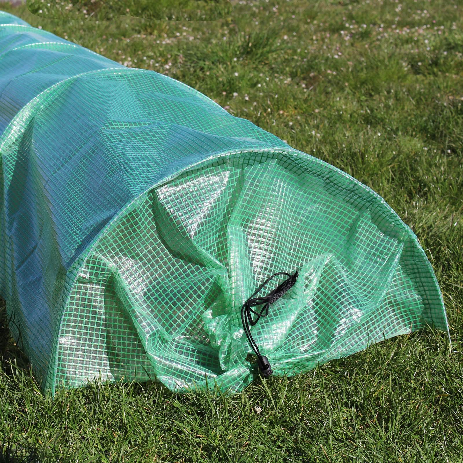 Wiltec Serra Tunnel 300x65x45 cm con Telo PE 130 g/m²