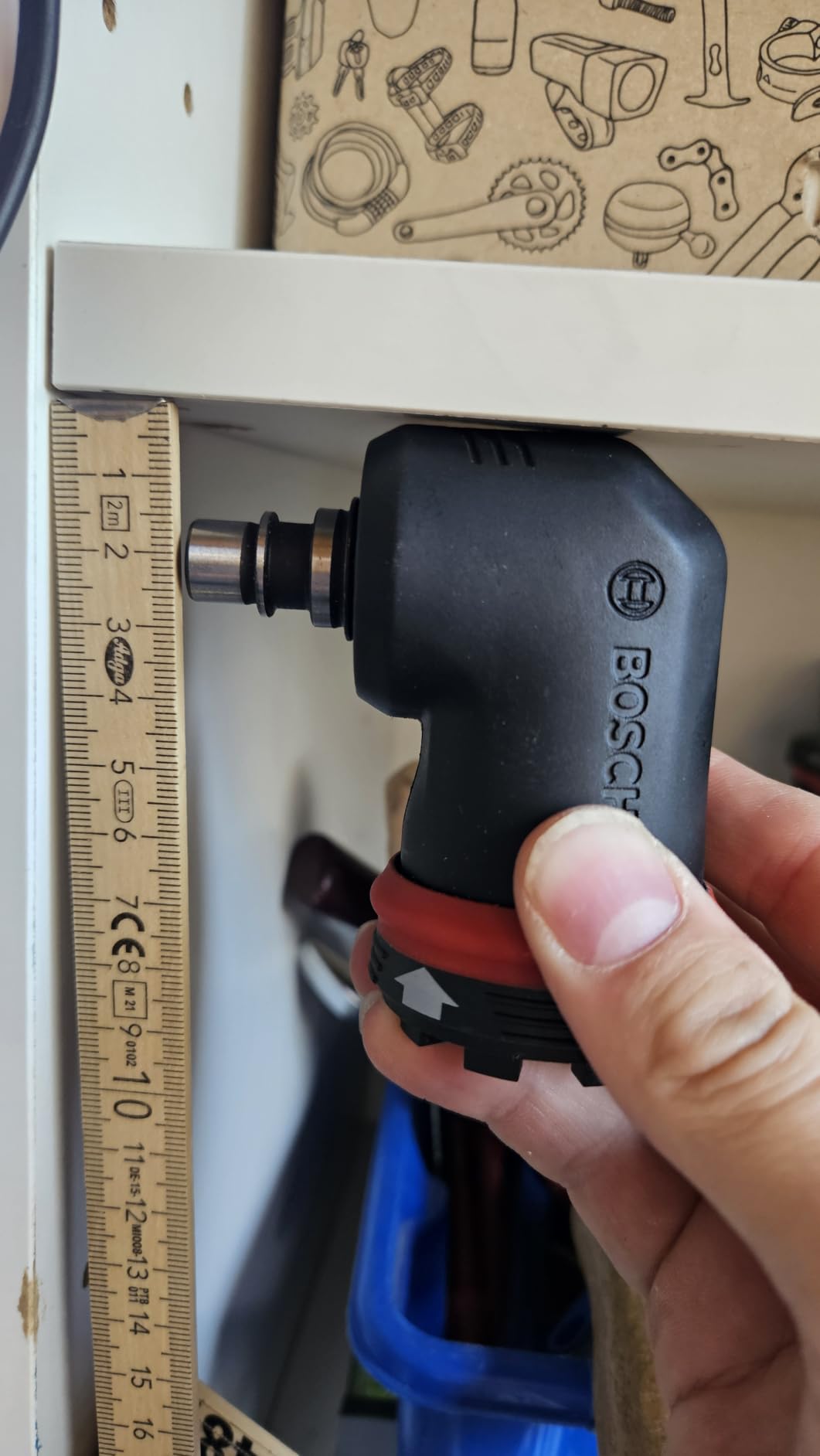 Bosch Testa Angolare AdvancedImpact Drill 18 Quicksnap
