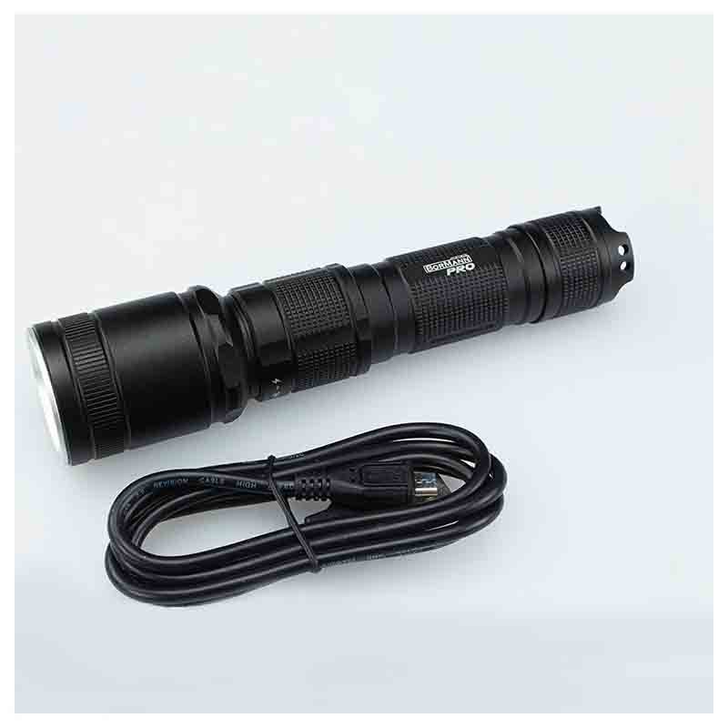 Bormann Pro CREE T6 torcia LED ricaricabile 800 lumen impermeabile