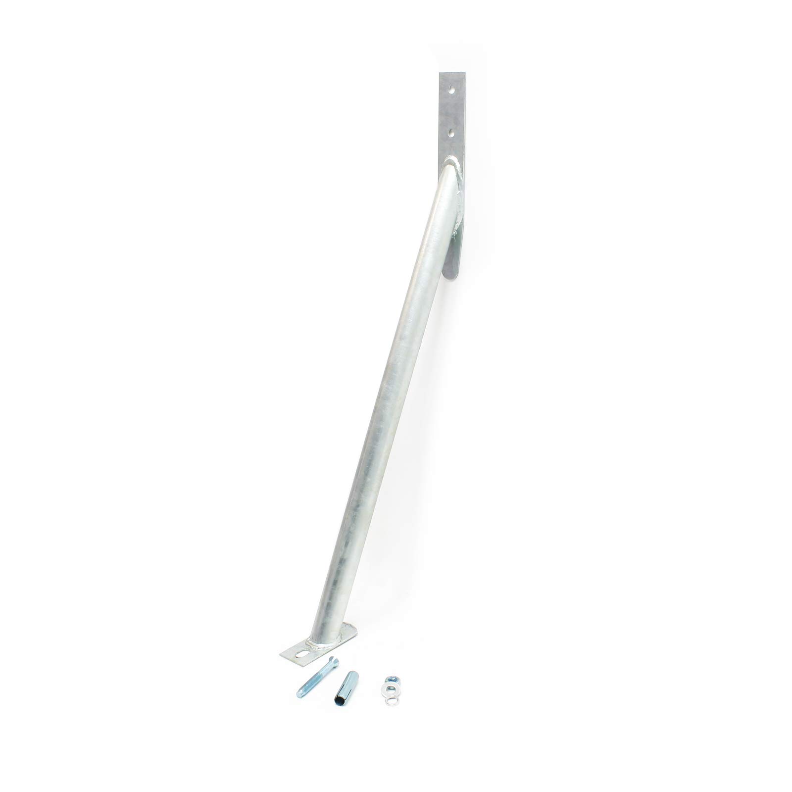 Wiltec Staffa Fissaggio Recinzione Acciaio Zincato 65 cm