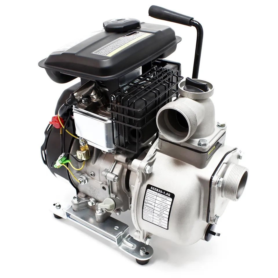 Wiltec motopompa benzina 9m3/h 20m 50mm giardino