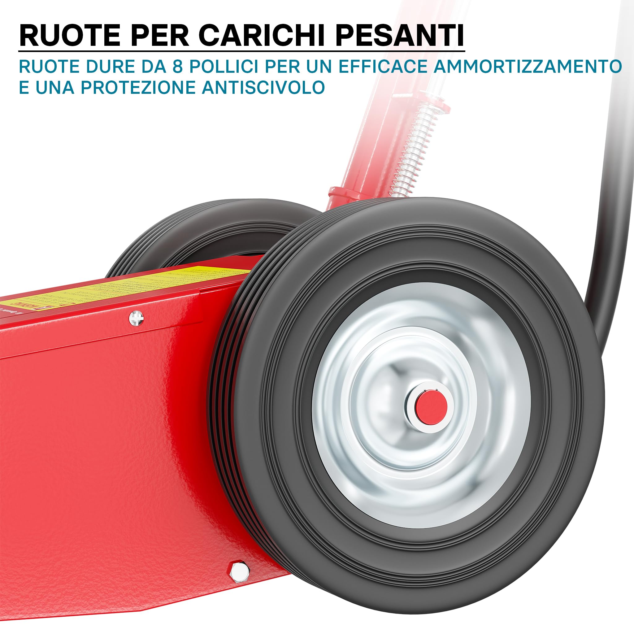 Wiltec Cric Pneumatico Carrello 22T 245-535mm