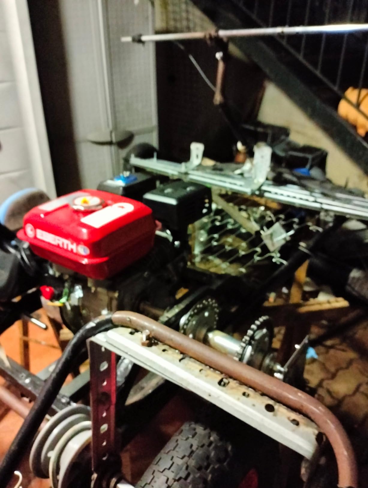 Eberth 6,5CV motore scoppio benzina 196cc albero 20mm