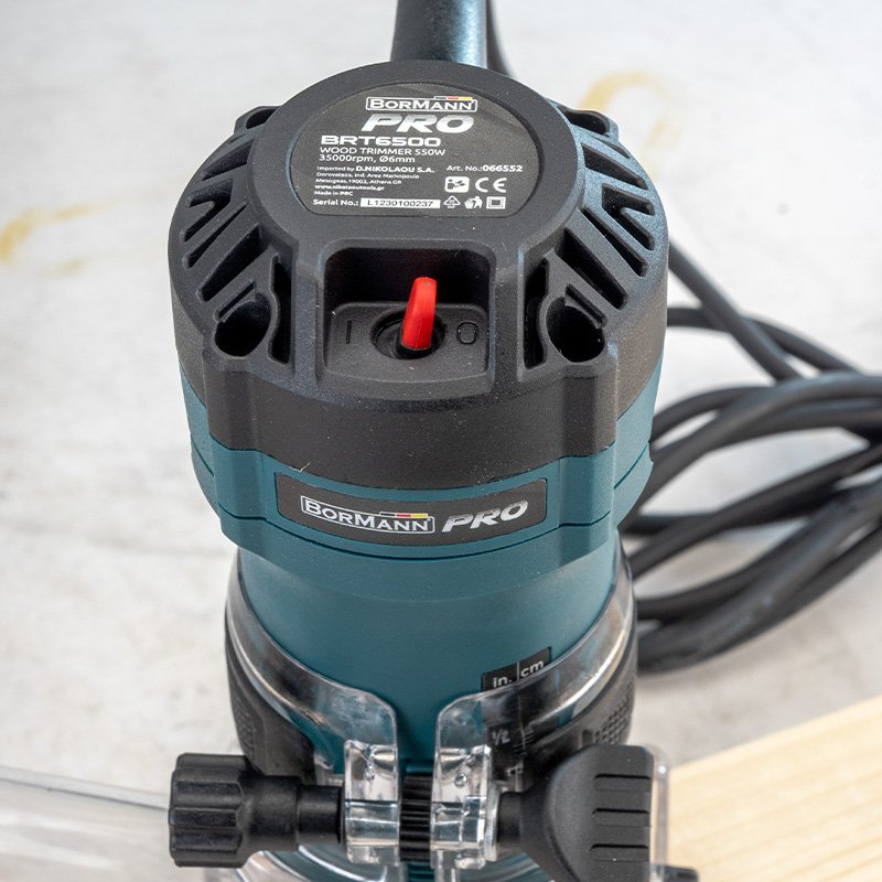 Bormann Rifilatore Legno 550W 30000 giri Pinza 6mm