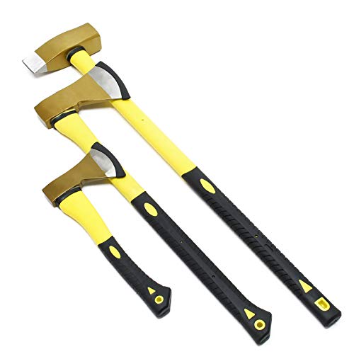 Wiltec Set 3 mazze spaccalegna acciaio carbonio 3 pezzi