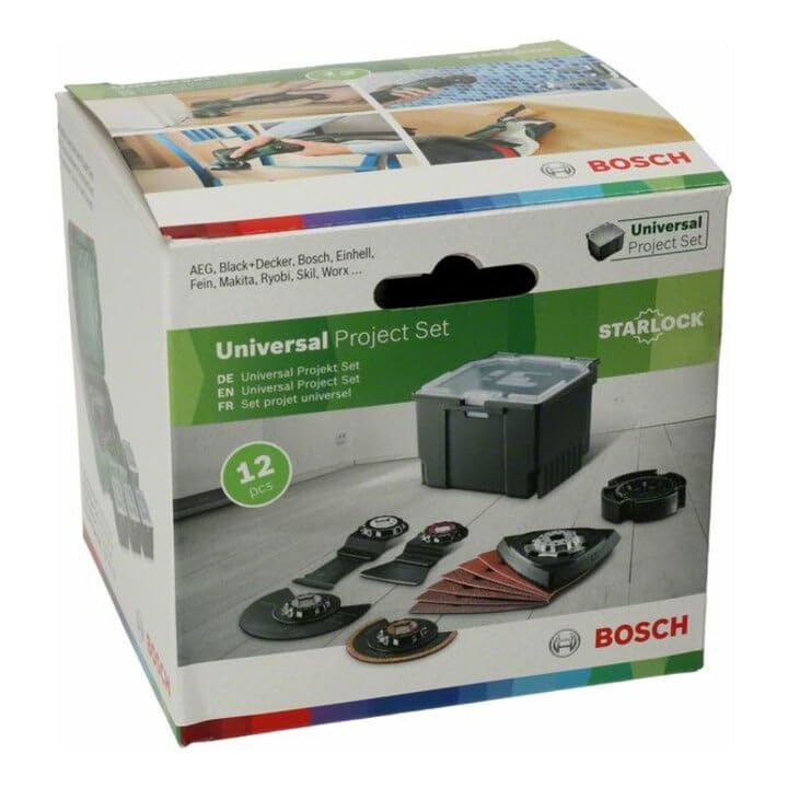 Bosch PMF Set Universale 12 Pezzi Accessori Multicutter Legno