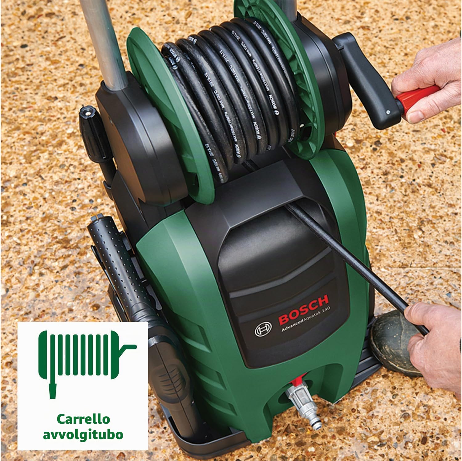 Bosch AdvancedAquatak 140 idropulitrice 140 bar 8 m