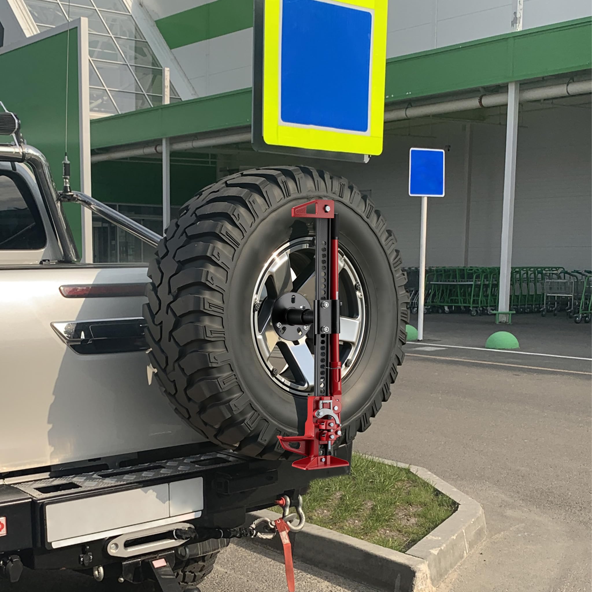 Wiltec Supporto Binda Ruota Scorta 5-6,75" Acciaio Off-Road