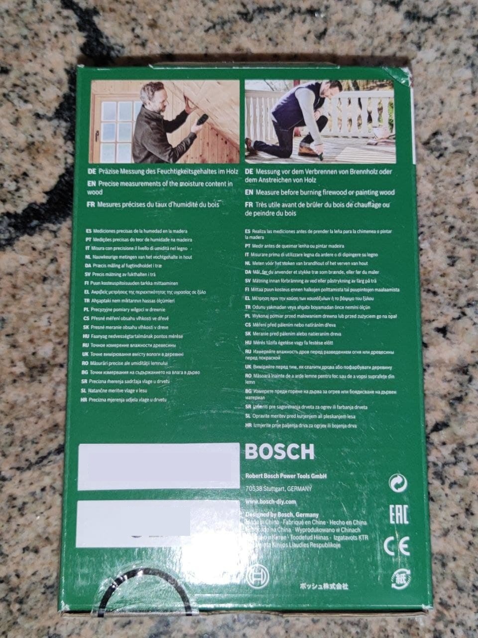 Bosch UniversalHumid misuratore umidita legno a spilli LED