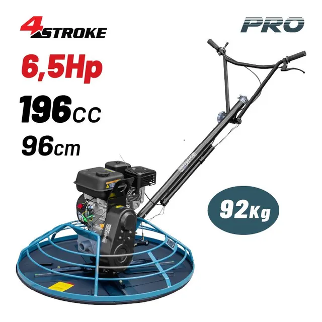 Bormann frattazzatrice cemento benzina 6.5HP 196cc 96cm