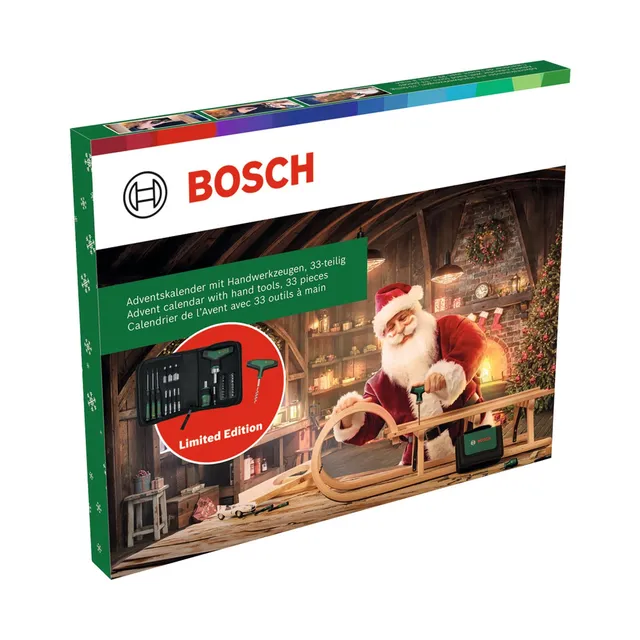 Bosch Calendario Avvento 2024 Set Utensili 33 Pezzi