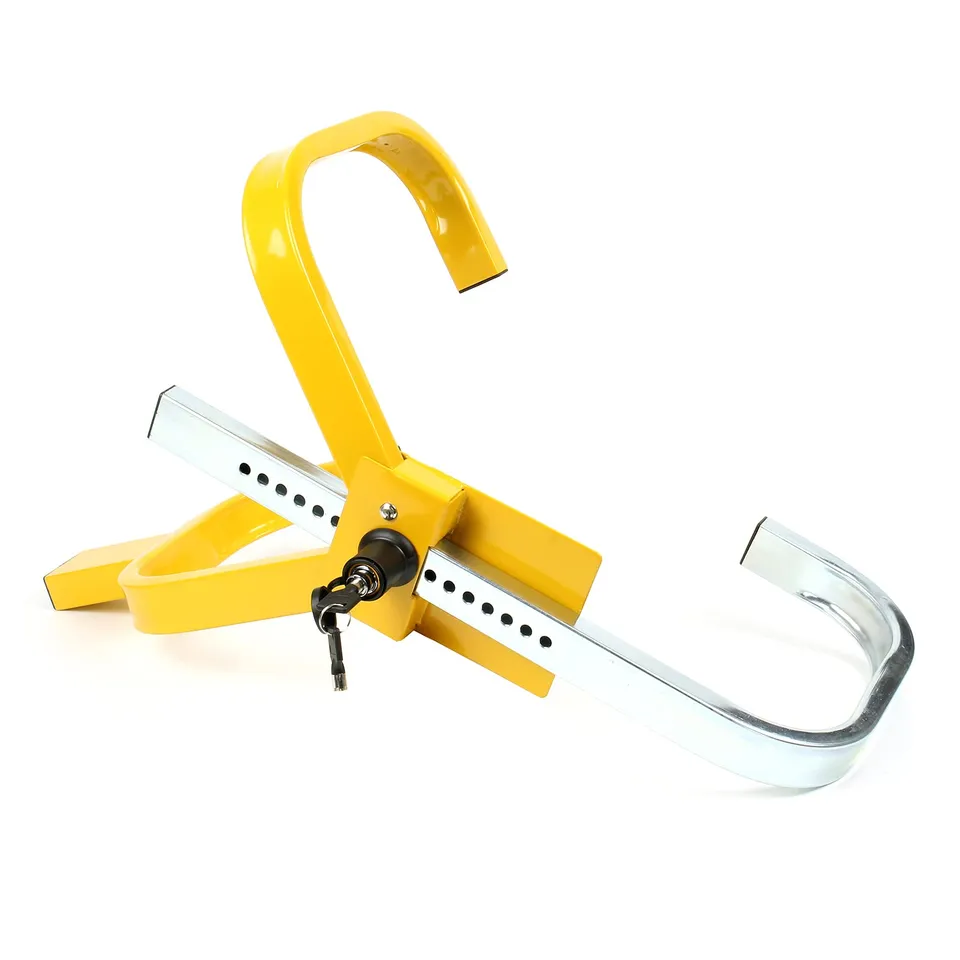 Wiltec ganascia blocca ruota 13-15" gialla 330-381 mm