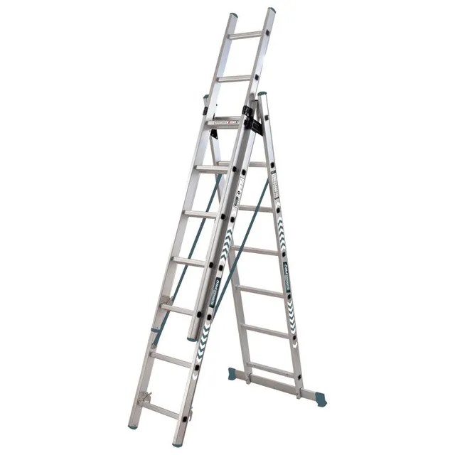 Bormann Scala in Alluminio Tripla 3x13 7,56m Professionale