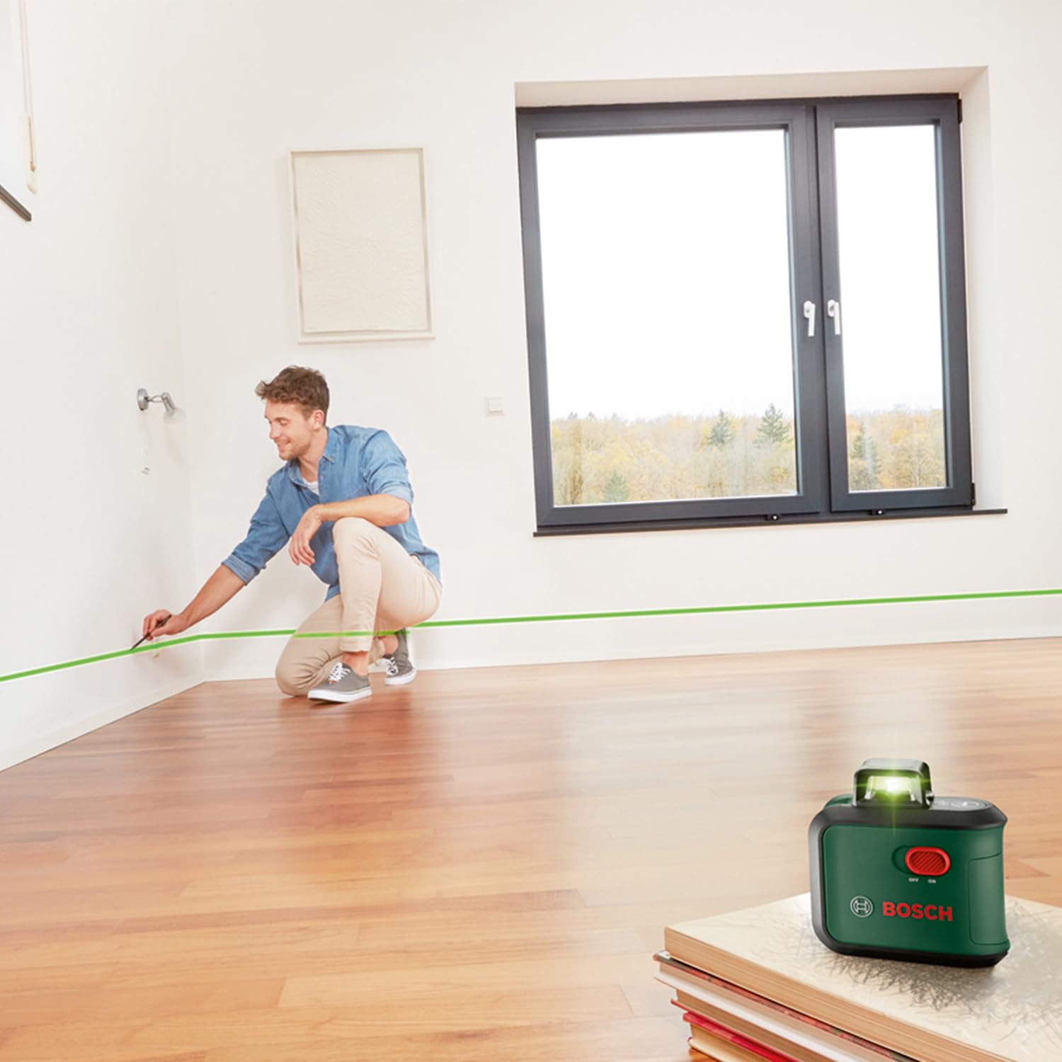 Bosch AdvancedLevel 360 livella laser verde Basic