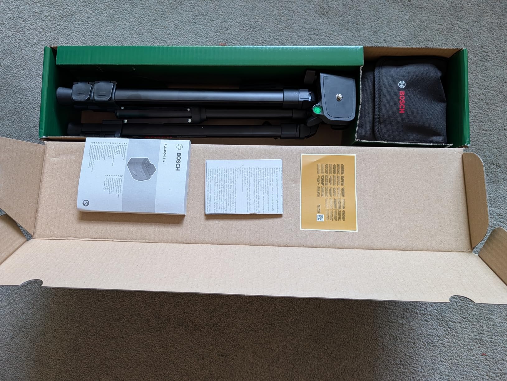 Bosch PLL360-15G livella laser verde 360° IP54