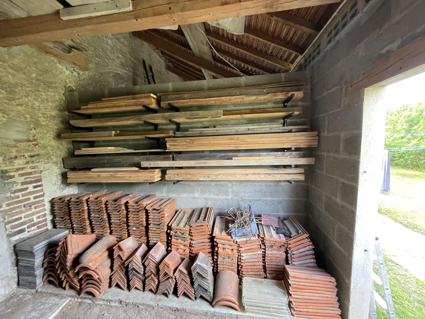 XPOtool scaffale sbalzo 6 piani metallo 300 kg parete