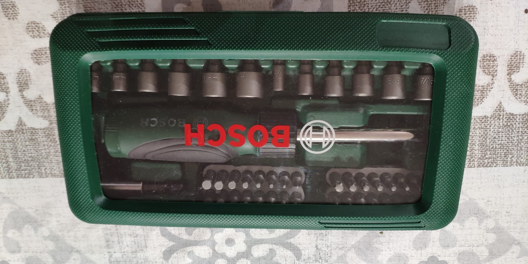 Bosch 2607019504 Set Bit Avvitamento 46 pezzi con cricchetto