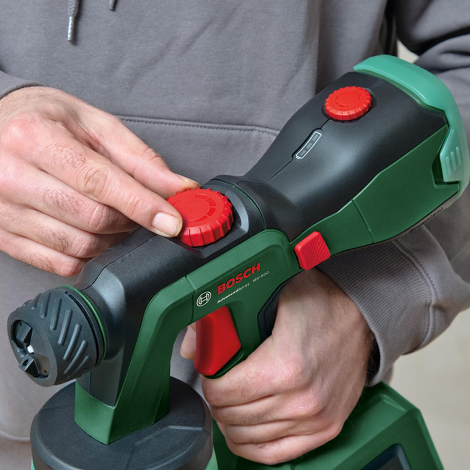 Bosch AdvancedSpray 18V-500 pistola vernice batteria 4Ah