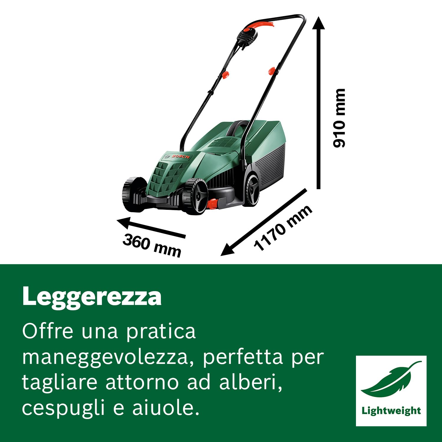 Bosch EasyRotak 32-235 Tagliaerba Filo 1200W 32cm