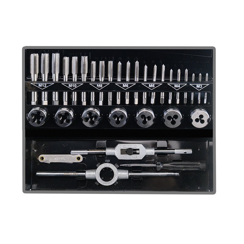 Bormann Set 32pz Maschi e Filiere M3-M12 metallo