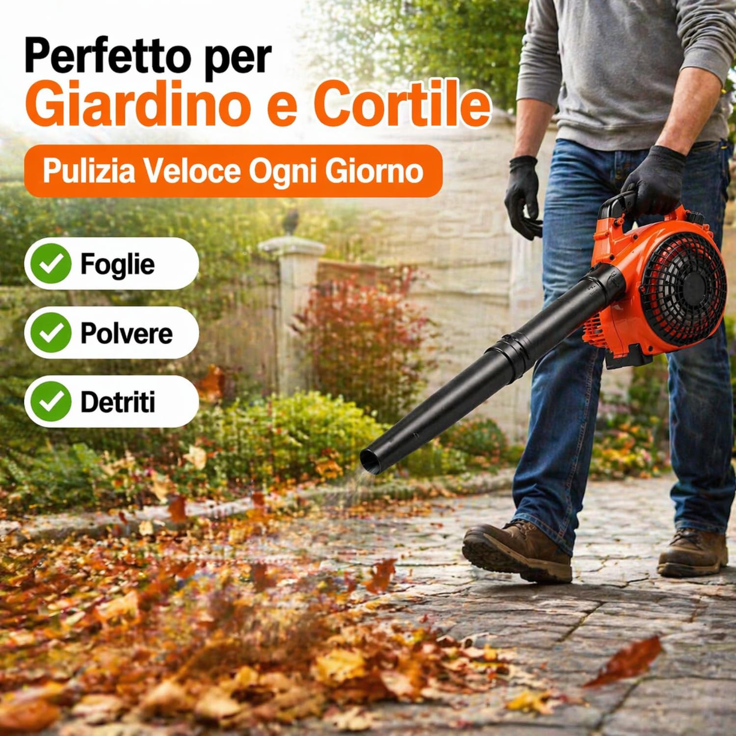 De Rosa Shop 25CC soffiatore a scoppio 1500W