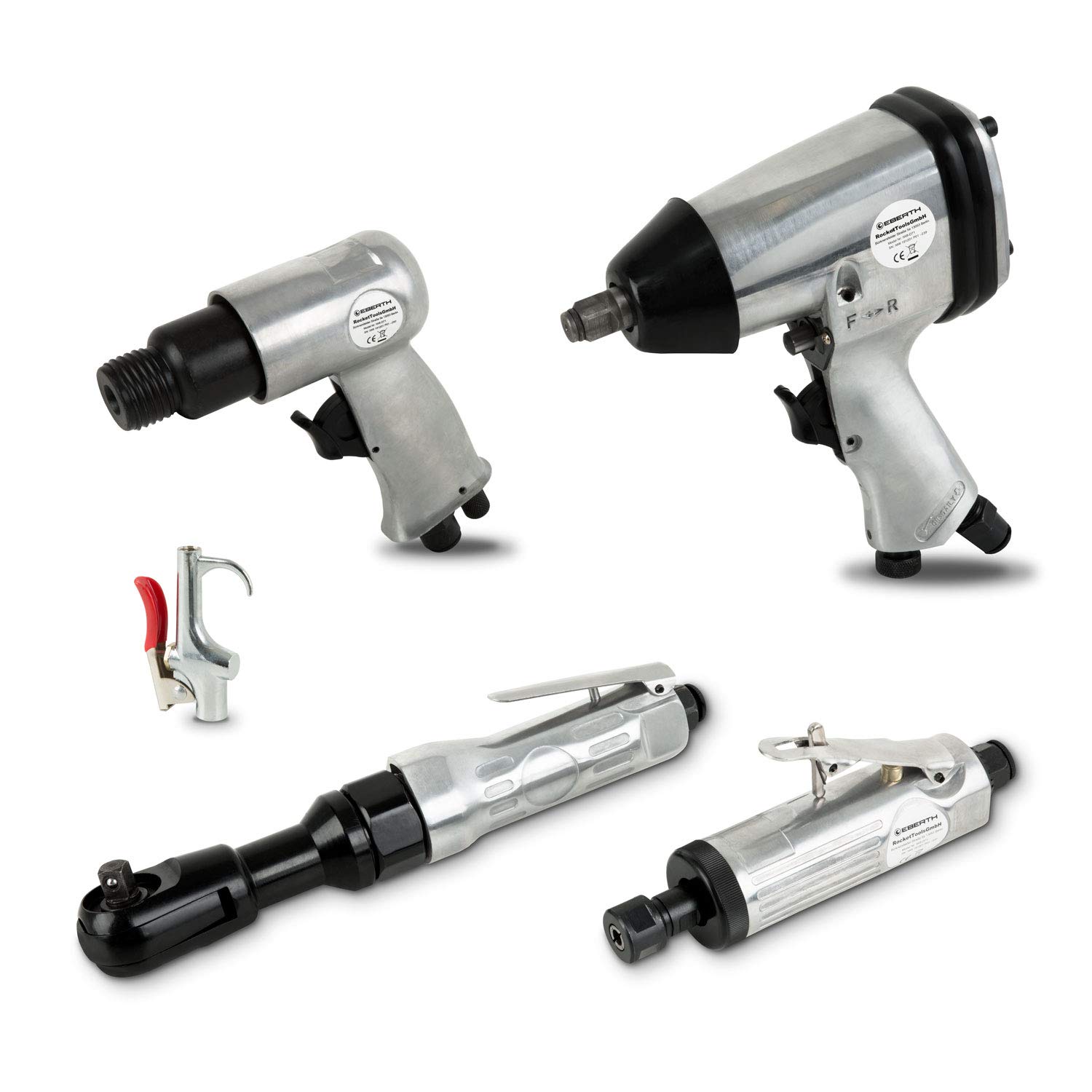 EBERTH Set Utensili Pneumatici 71 Pezzi 1/2" con Valigetta