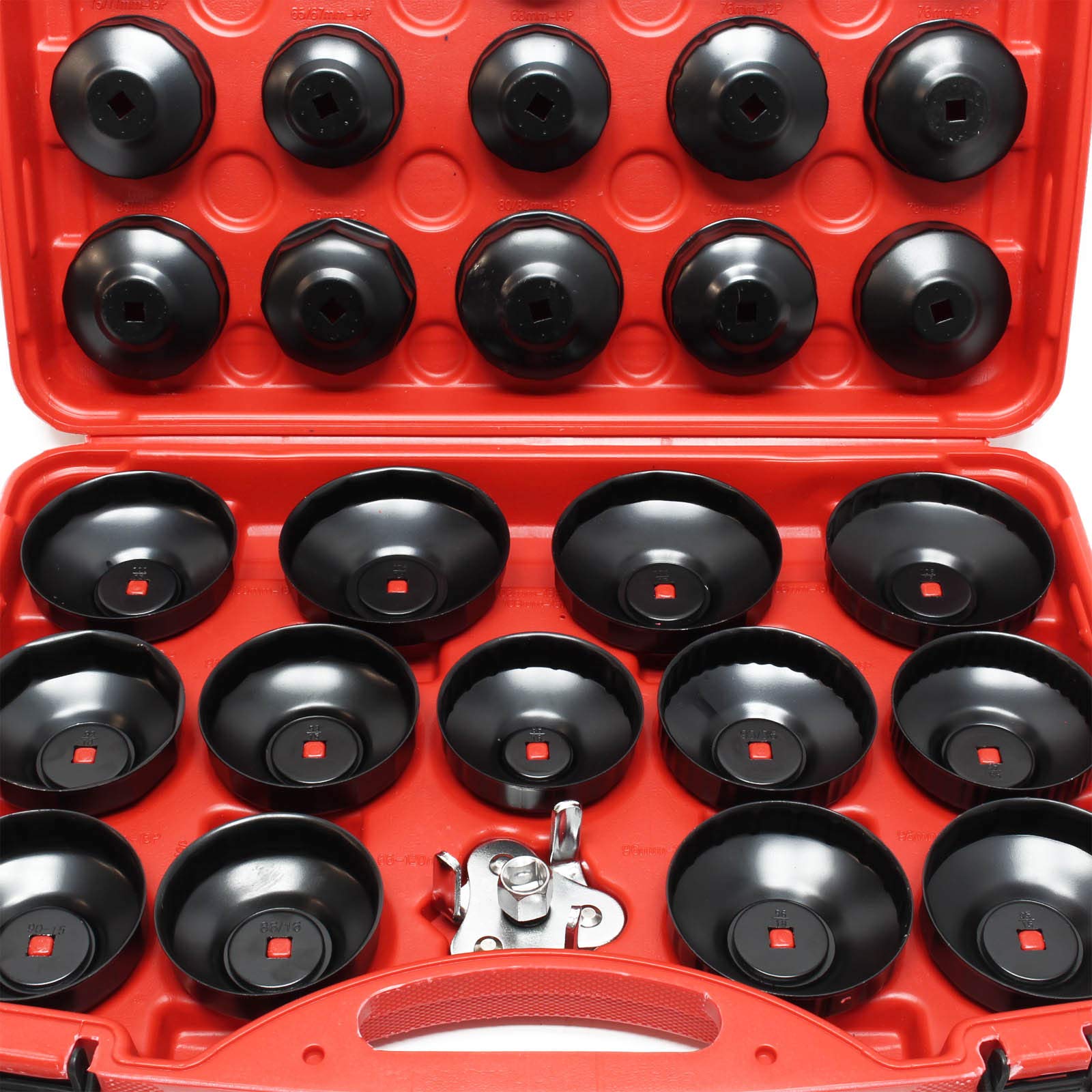 Wiltec Set Chiavi a Tazza Filtro Olio 29 Pezzi