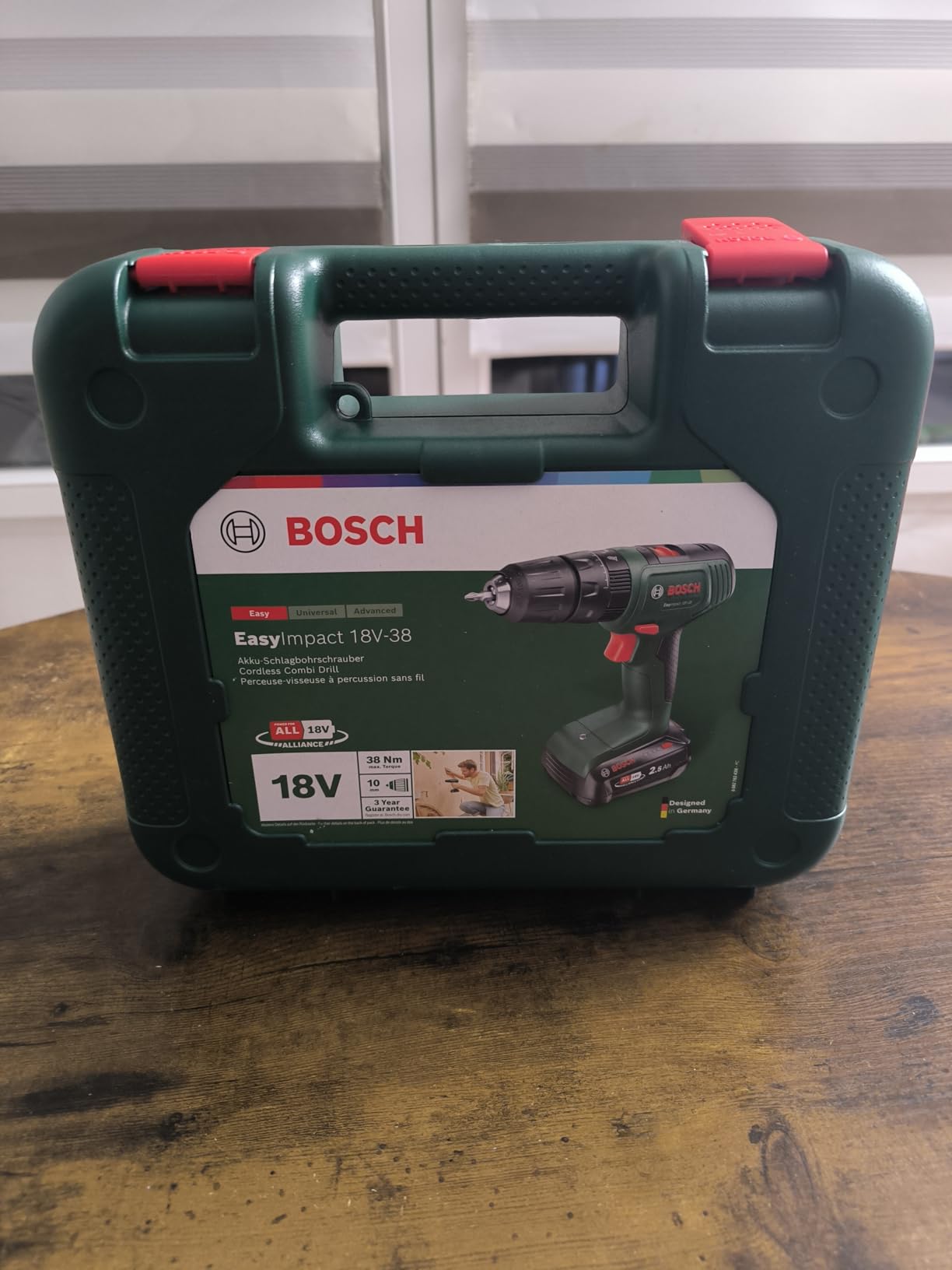 Bosch EasyImpact 18V-38 trapano battente 2,5 Ah valigia