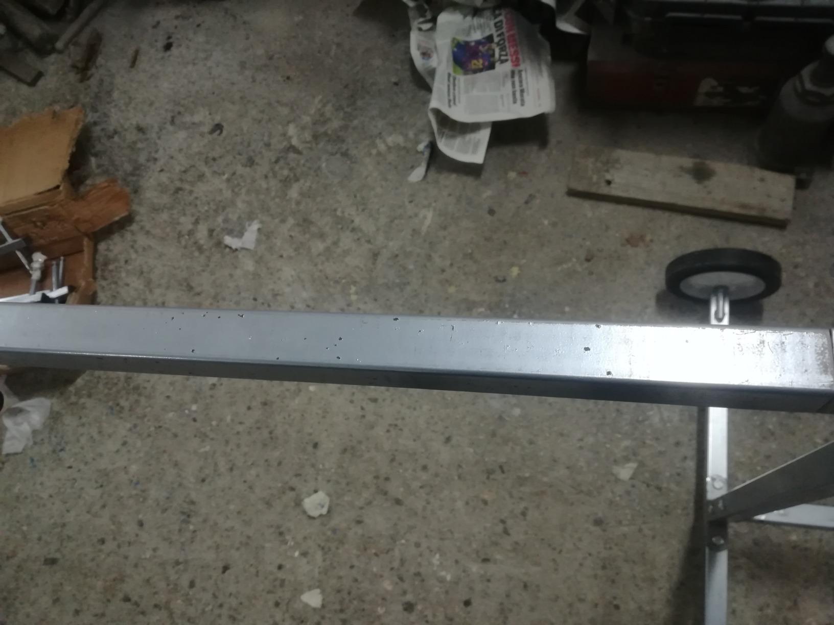 Wiltec Cavalletto Verniciatura Girevole 160 kg con Rotelle e Ganci