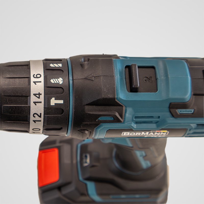 Bormann trapano percussione 20V 40Nm batteria 2Ah