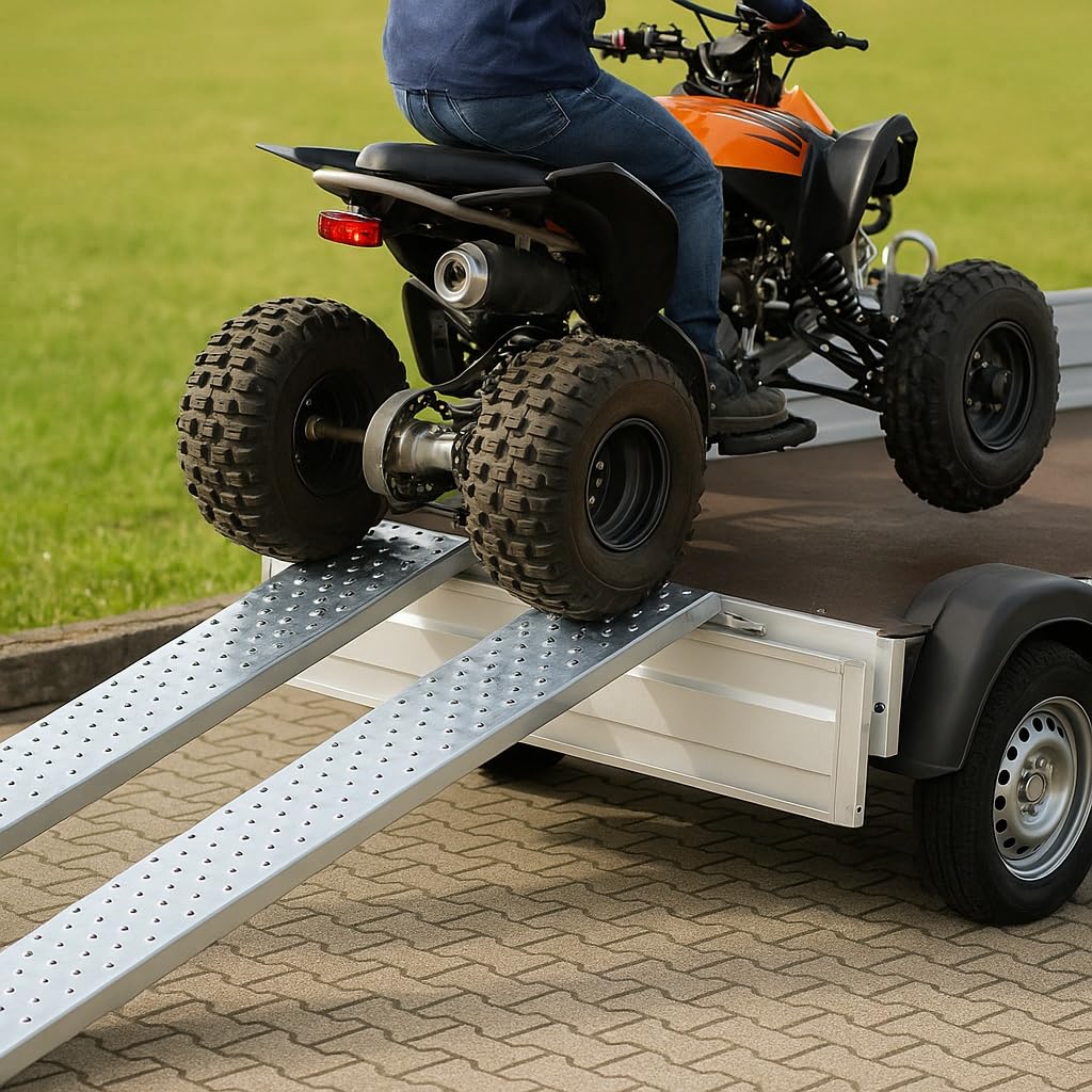 Wiltec Rampe Carico Moto 160 cm 400 kg 2 pezzi