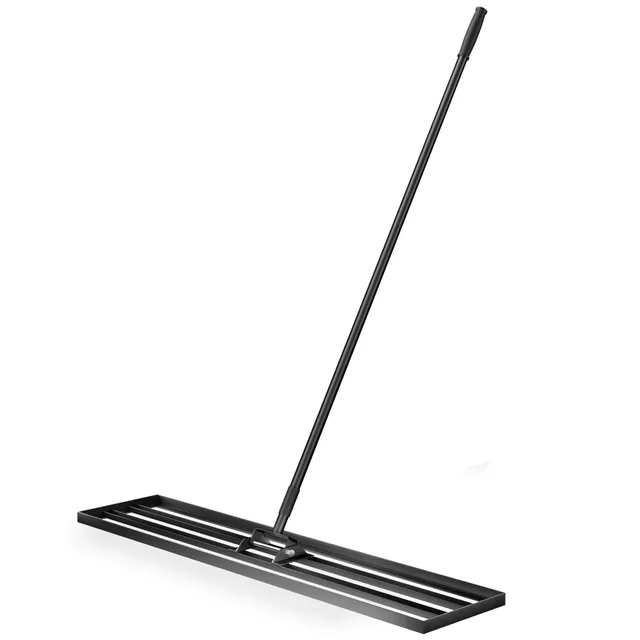 Wiltec Rastrello livellatore alluminio 121,9x25,4 cm prato
