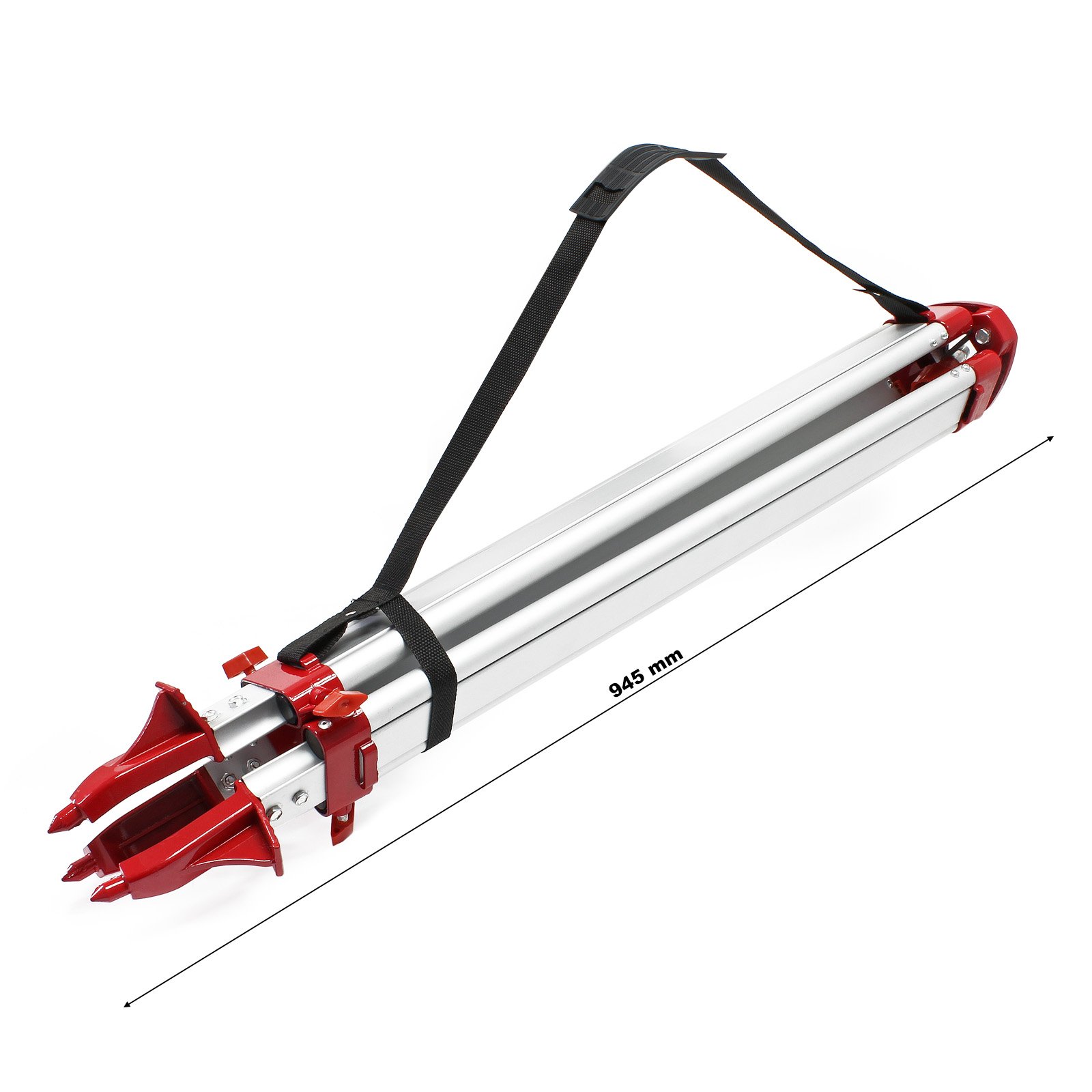 Wiltec Treppiede per Livella Laser a Croce 162,5 cm Alluminio