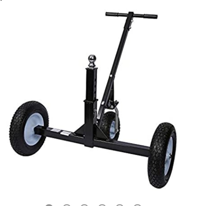 Wiltec Carrello sposta rimorchio 110x72x30 cm 270 kg