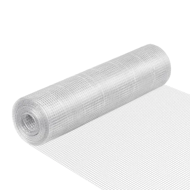 Wiltec rete metallica zincata 10x0,5 m maglia 6,3 mm