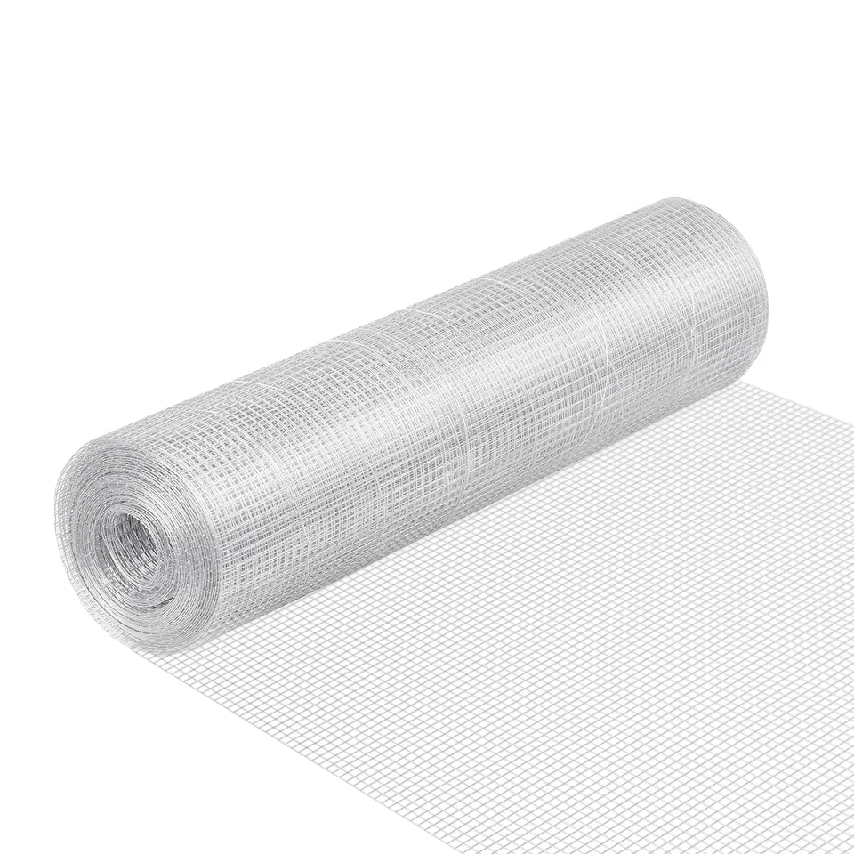 Wiltec rete metallica zincata 10x0,5 m maglia 6,3 mm
