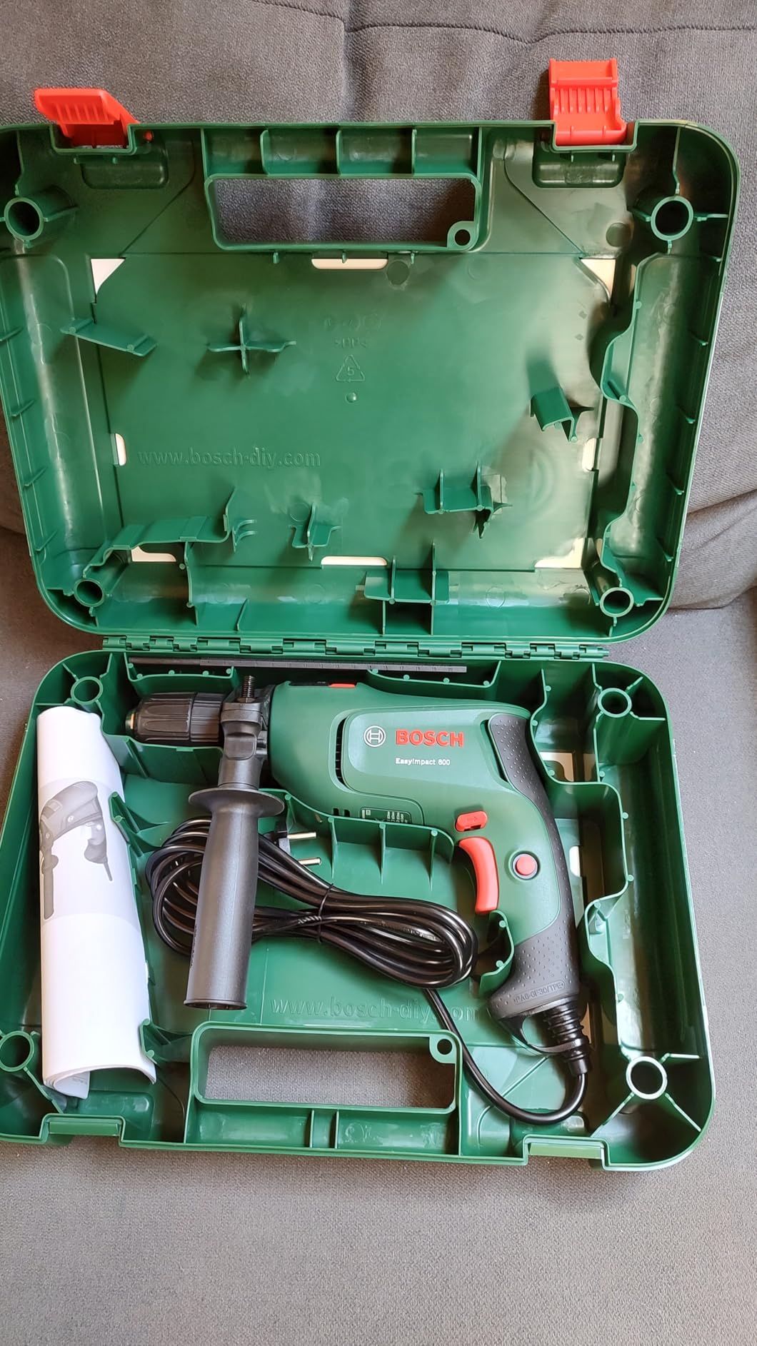 Bosch EasyImpact 600 trapano percussione 600W valigetta