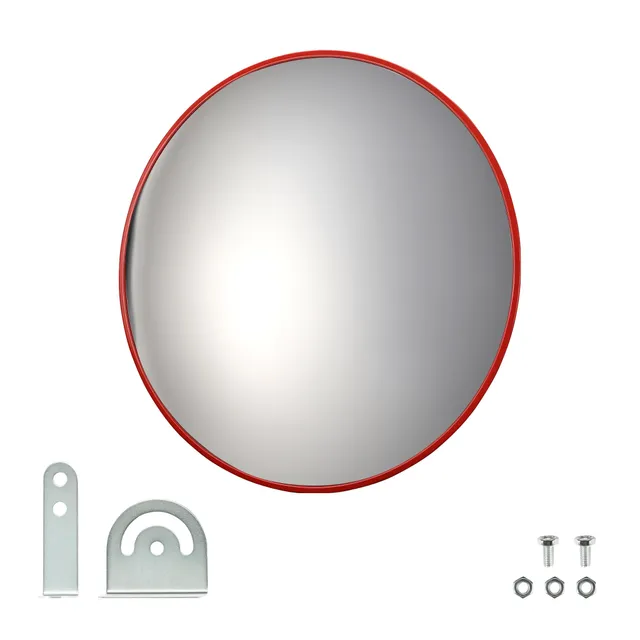 Wiltec specchio convesso stradale 30 cm 160° policarbonato