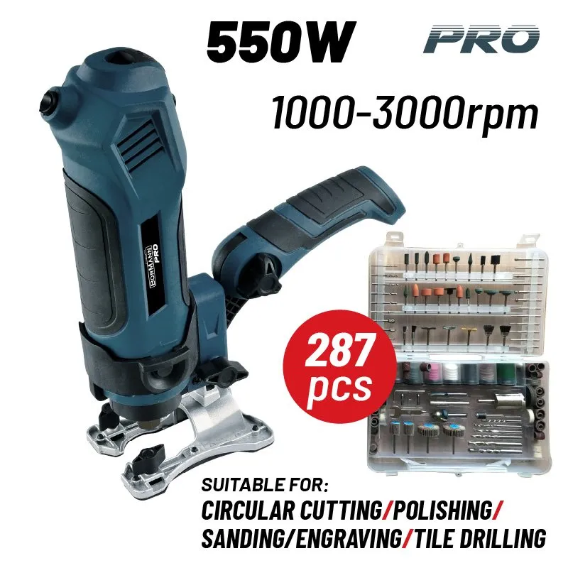 Bormann utensile multifunzione 550W con albero flessibile