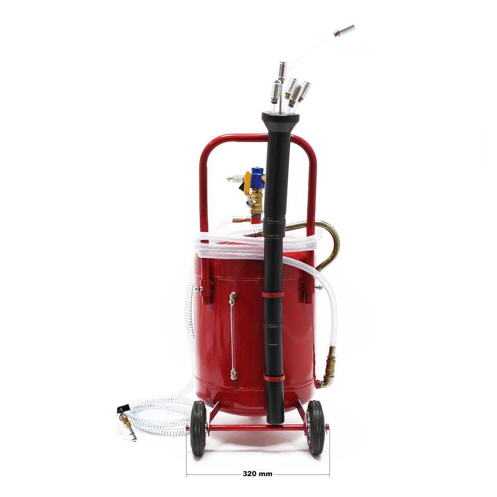 Wiltec aspiratore olio pneumatico 22,7 litri