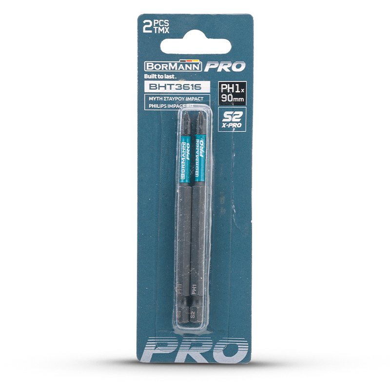 Bormann X-Pro Bit Impatto PH1x90mm S2 2 Pezzi