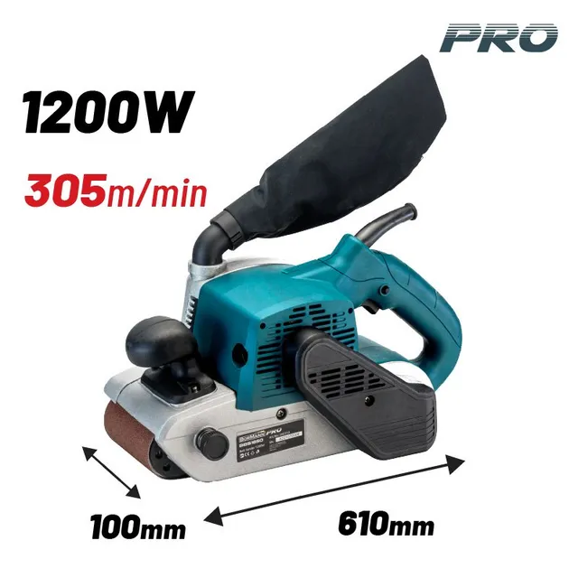 Bormann Pro Levigatrice a Nastro 1200W Legno