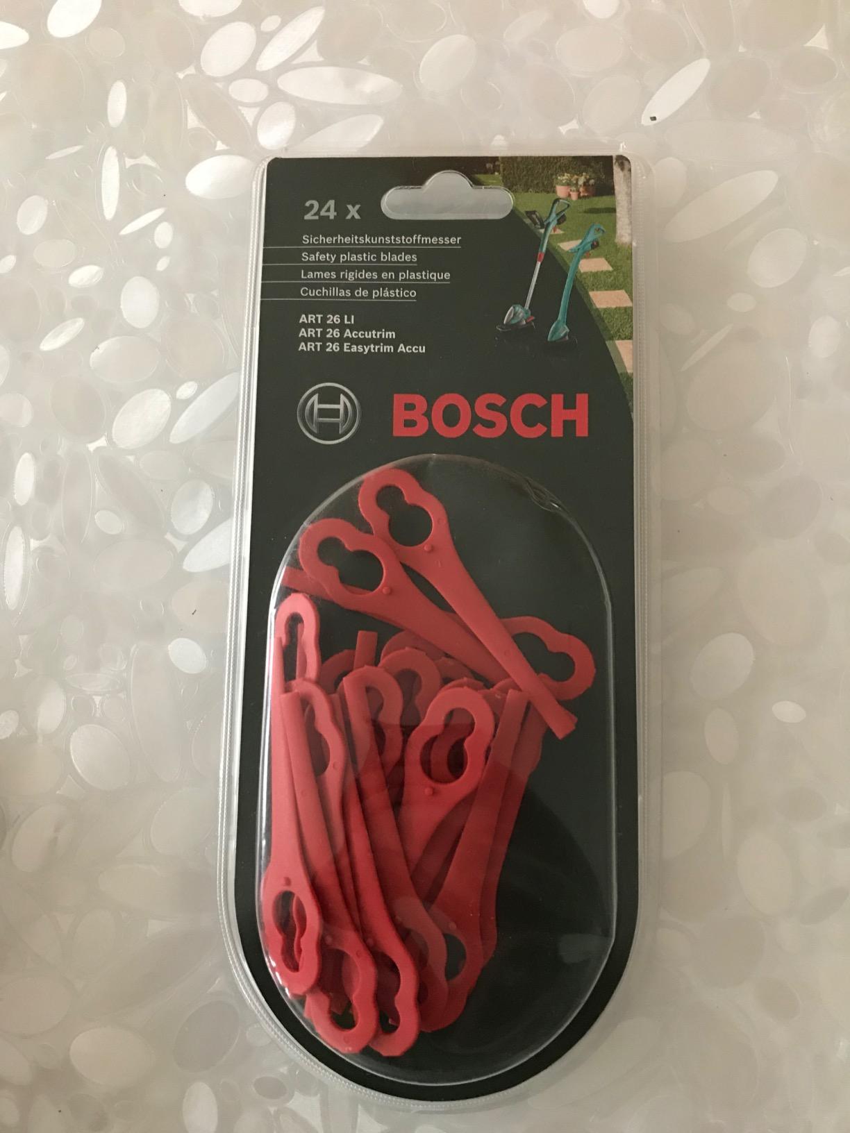 Bosch Art 26 Accutrim Lame Plastica 24 Pezzi