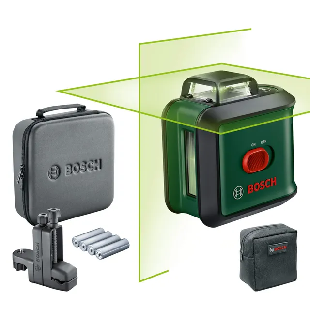 Bosch UniversalLevel 360 Livella Laser Verde Morsetto Treppiede