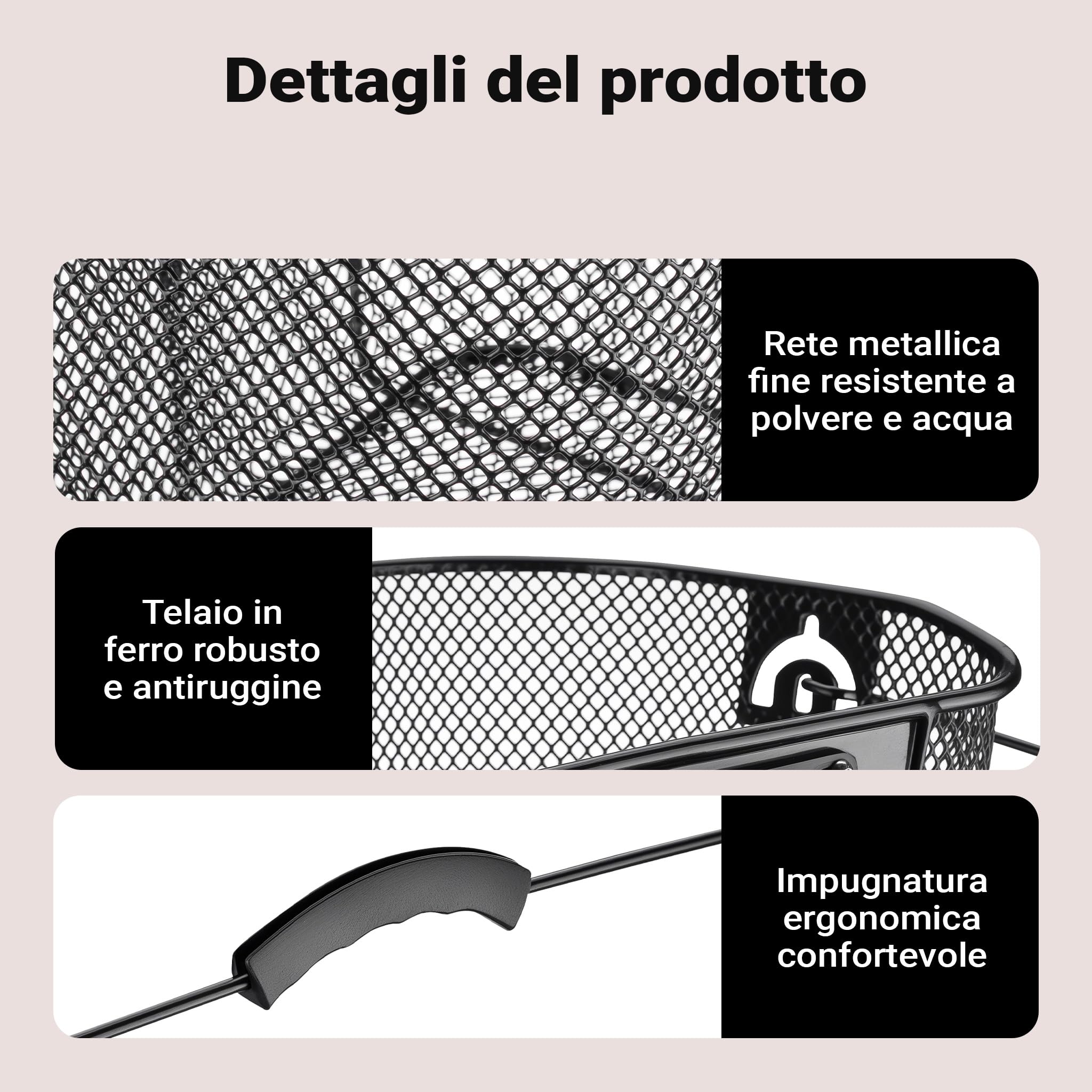 Wiltec cestino bici anteriore in acciaio nero removibile