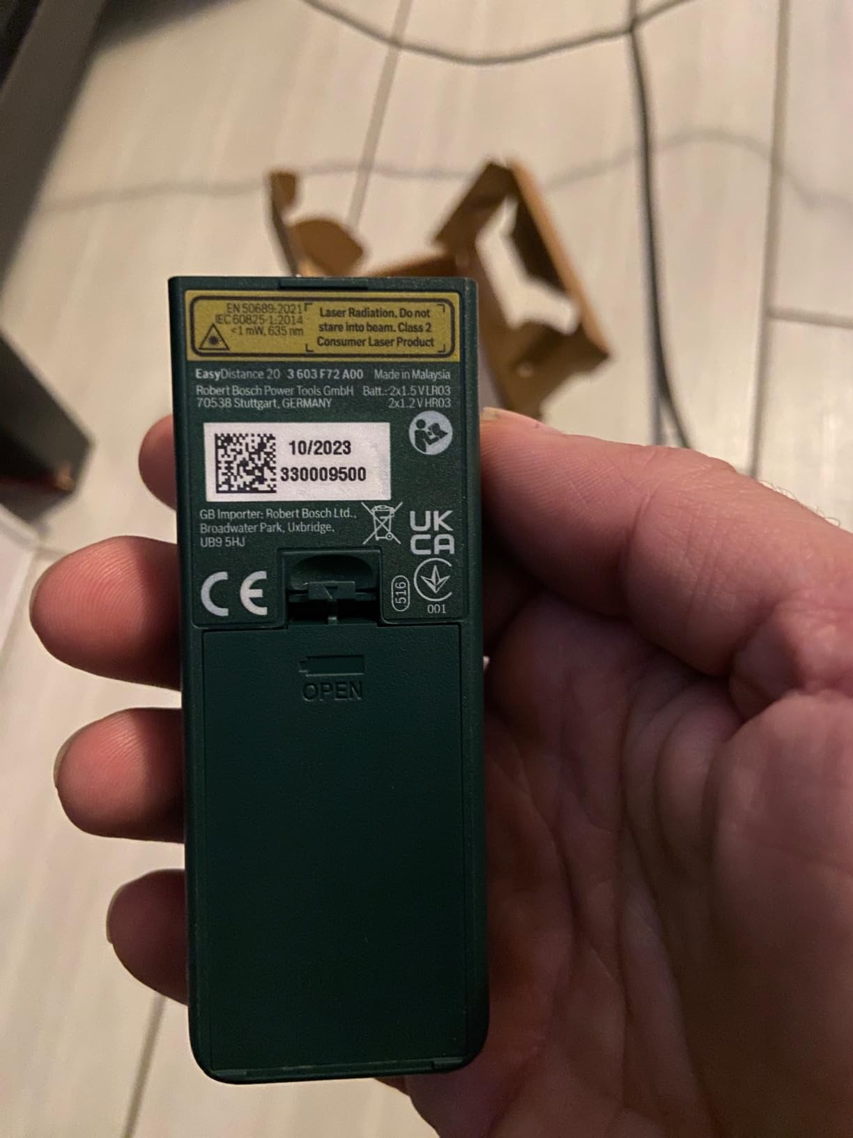 Bosch EasyDistance 20 distanziometro laser 20m ±3mm