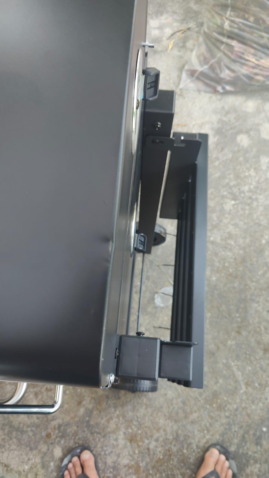 Wiltec Barbecue a Carbone Carrellato con Coperchio Termometro
