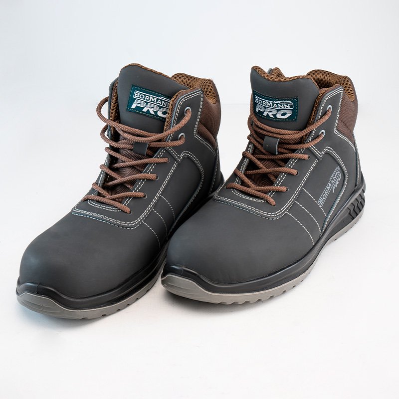 Bormann Iowa Stivale Lavoro O1 N.40 Nubuck