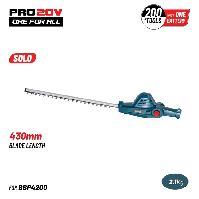 Bormann Pro BBP4202 testina tagliasiepi per BBP4200 20V