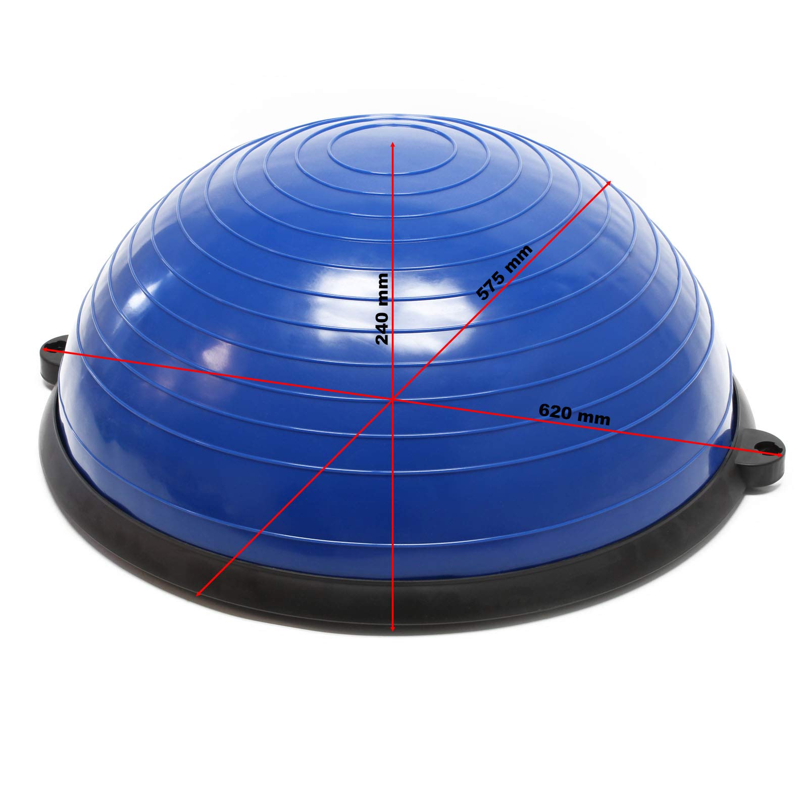 Wiltec LUXTRI Balance Trainer Semisfera Equilibrio 58 cm Blu